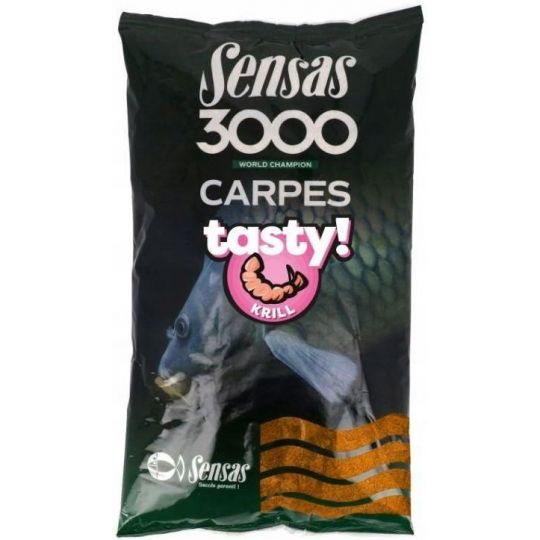ZANĘTA SENSAS 3000 CARP TASTY KRILL 1kg ZANĘTA SENSAS 3000 CARP TASTY KRILL 1kg