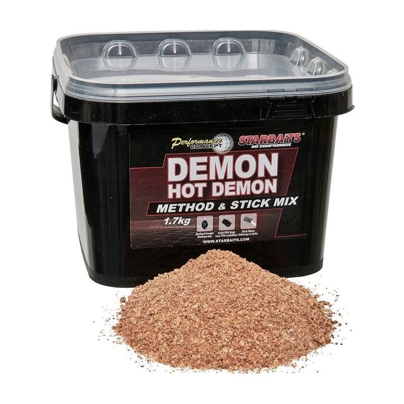 ZANĘTA STARBAITS HOT DEMON METHOD & STICK MIX 1,7k ZANĘTA STARBAITS HOT DEMON METHOD & STICK MIX 1,7k