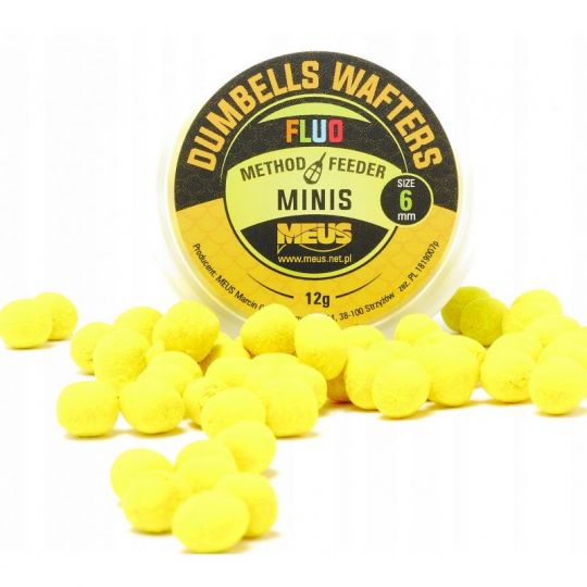 DUMBELLS MEUS WAFTERS FLUO 6mm MINIS WANILIA DUMBELLS MEUS WAFTERS FLUO 6mm MINIS WANILIA
