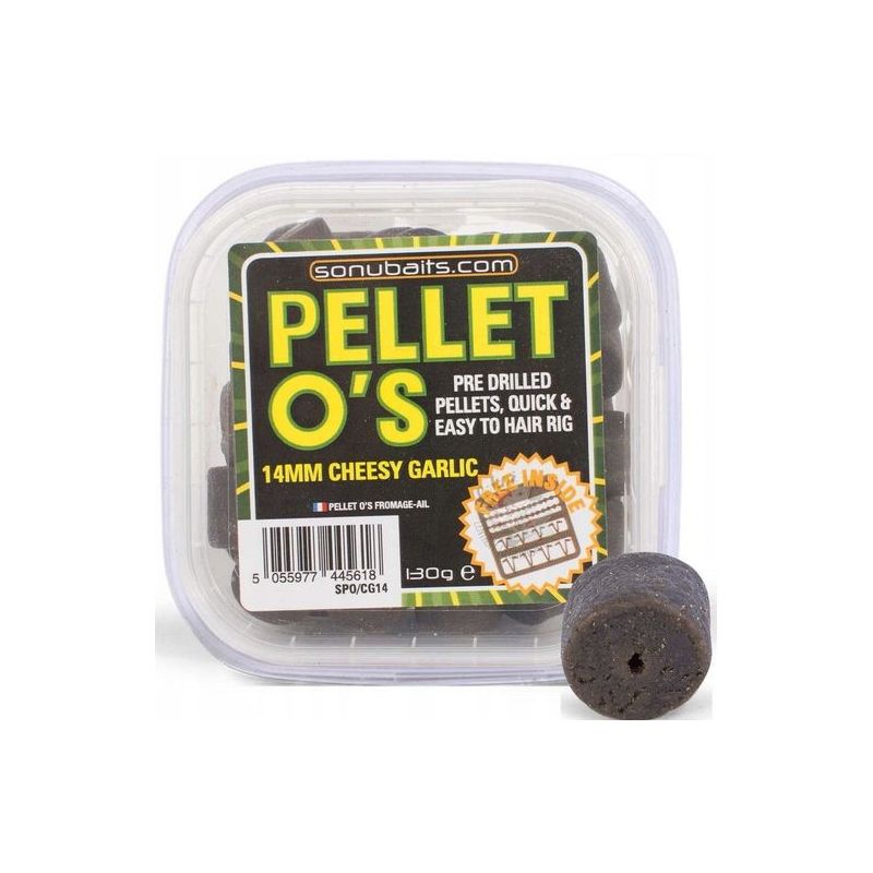 PELET SONUBAITS PELLET O'S CHEESY GARLIC 14mm PELET SONUBAITS PELLET O'S CHEESY GARLIC 14mm