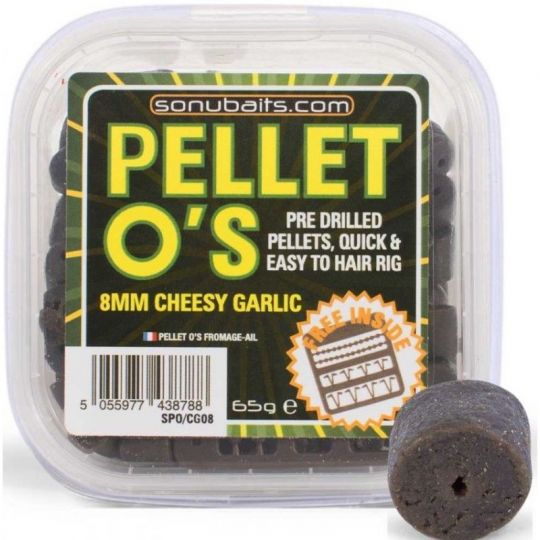 PELET SONUBAITS PELLET O'S CHEESY GARLIC 8mm PELET SONUBAITS PELLET O'S CHEESY GARLIC 8mm