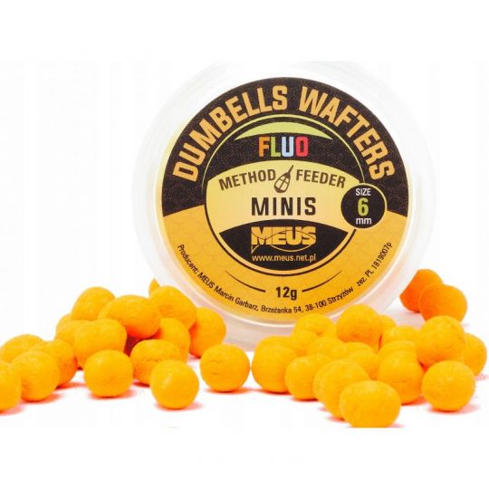 DUMBELLS MEUS WAFTERS FLUO 6mm POMARAŃCZA MAKRELA DUMBELLS MEUS WAFTERS FLUO 6mm POMARAŃCZA MAKRELA