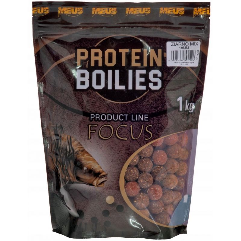 KULKI ZANĘTOWE MEUS FOCUS 1kg 18mm ZIARNO MIX