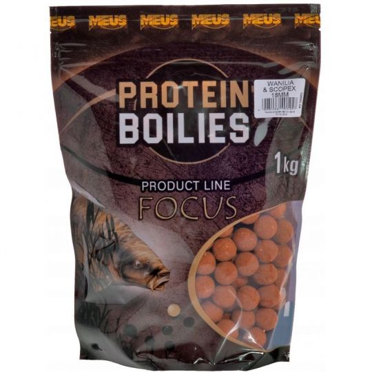 KULKI ZANĘTOWE MEUS FOCUS 1kg 18mm WANILIA SCOPEX KULKI ZANĘTOWE MEUS FOCUS 1kg 18mm WANILIA SCOPEX