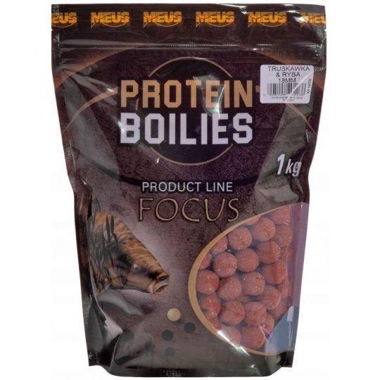 KULKI ZANĘTOWE MEUS FOCUS 1kg 18mm RYBA TRUSKAWKA KULKI ZANĘTOWE MEUS FOCUS 1kg 18mm RYBA TRUSKAWKA
