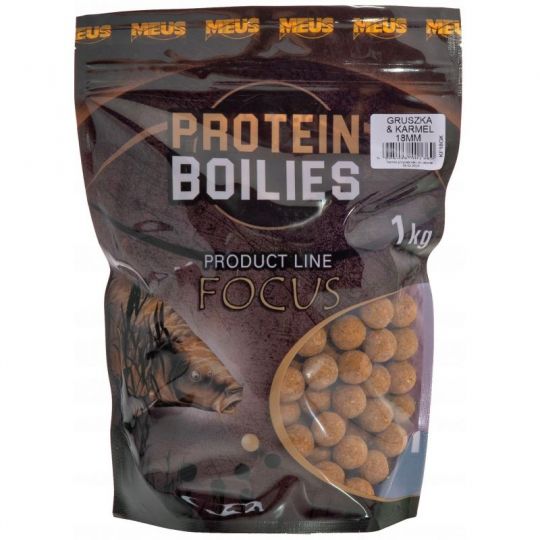KULKI ZANĘTOWE MEUS FOCUS 1kg 18mm GRUSZKA KARMEL