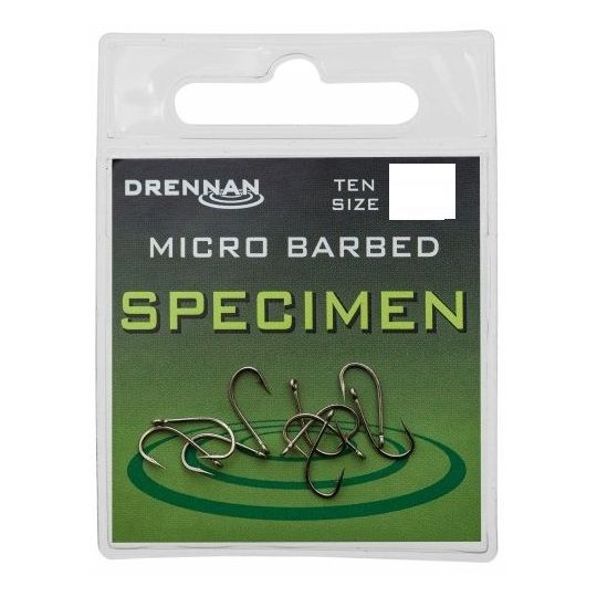 HACZYKI DRENNAN SPECIMEN ROZ. 8 10szt HACZYKI DRENNAN SPECIMEN ROZ. 8 10szt