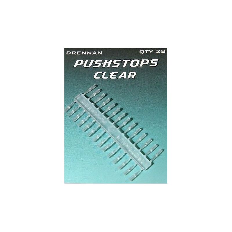 STOPERY DRENNAN PUSHSTOP CLEAR 28szt STOPERY DRENNAN PUSHSTOP CLEAR 28szt