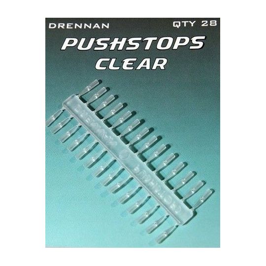 STOPERY DRENNAN PUSHSTOP CLEAR 28szt STOPERY DRENNAN PUSHSTOP CLEAR 28szt