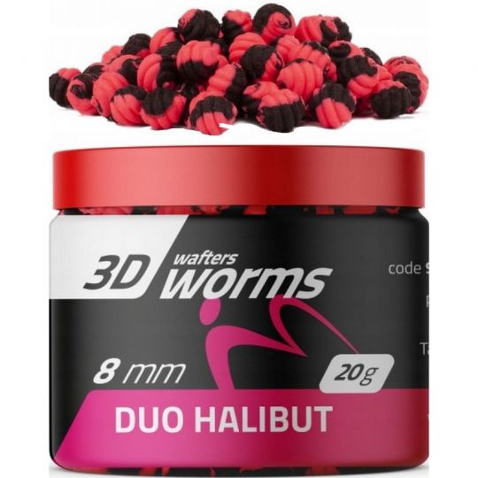 WAFTERS MATCH PRO TOP WORMS DUO HALIBUT 8mm 20g WAFTERS MATCH PRO TOP WORMS DUO HALIBUT 8mm 20g