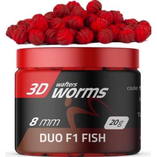 WAFTERS MATCH PRO TOP WORMS DUO F1 FISH 8mm 20g WAFTERS MATCH PRO TOP WORMS DUO F1 FISH 8mm 20g