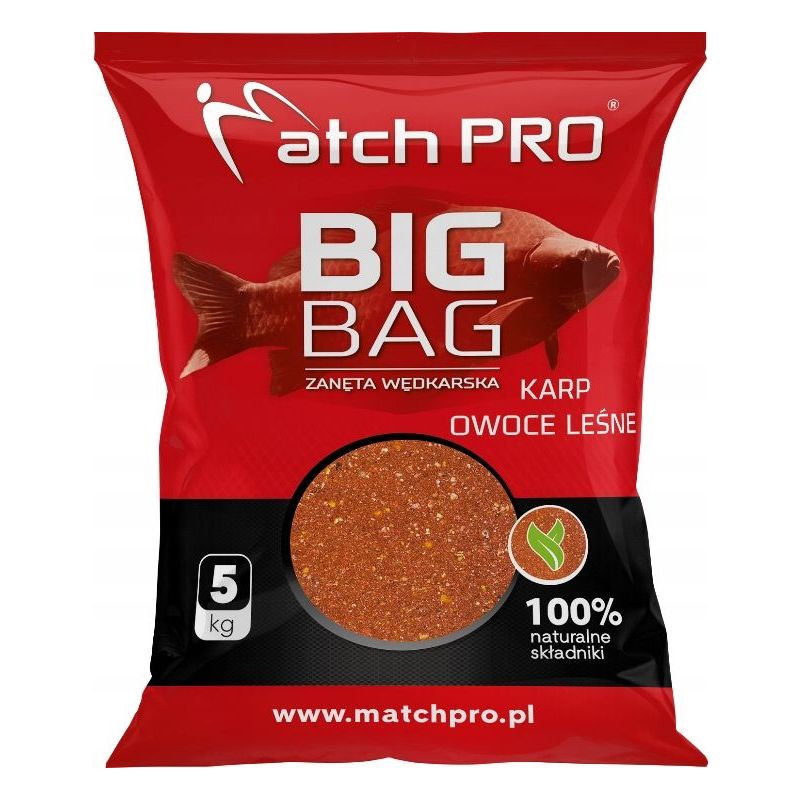ZANĘTA MATCH PRO BIG BAG KARP OWOCE LEŚNE 5kg ZANĘTA MATCH PRO BIG BAG KARP OWOCE LEŚNE 5kg