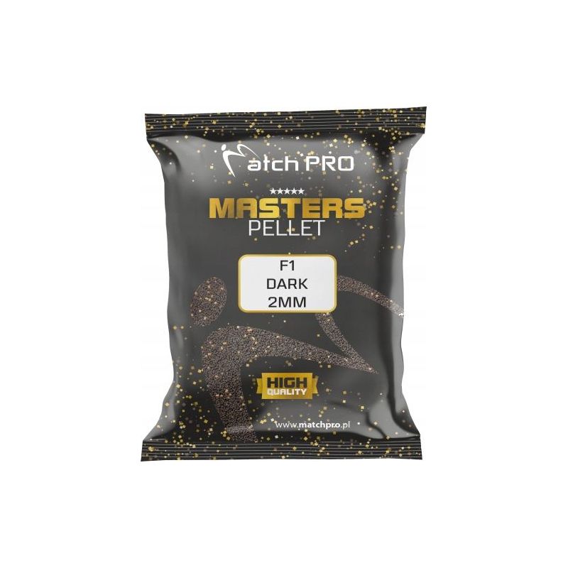 PELLET MATCH PRO MASTERS F1 DARK 2mm 700g PELLET MATCH PRO MASTERS F1 DARK 2mm 700g