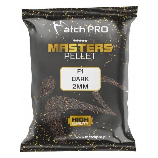 PELLET MATCH PRO MASTERS F1 DARK 2mm 700g PELLET MATCH PRO MASTERS F1 DARK 2mm 700g