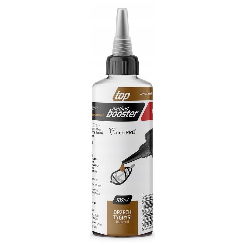 BOOSTER MATCH PRO TOP METHOD 100ml ORZECH TYGRYSI BOOSTER MATCH PRO TOP METHOD 100ml ORZECH TYGRYSI