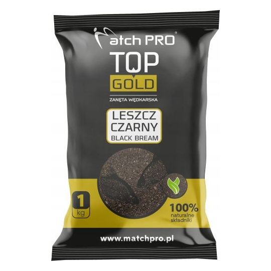 ZANĘTA MATCH PRO TOP GOLD LESZCZ CZARNY 1kg ZANĘTA MATCH PRO TOP GOLD LESZCZ CZARNY 1kg