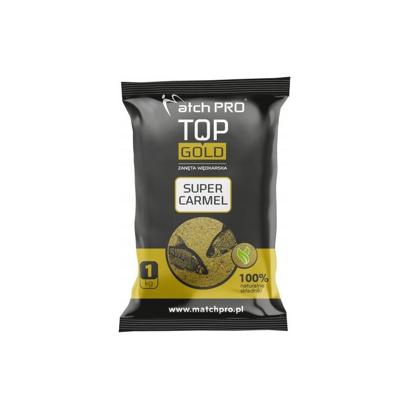 ZANĘTA MATCH PRO TOP GOLD SUPER CARMEL 1kg ZANĘTA MATCH PRO TOP GOLD SUPER CARMEL 1kg