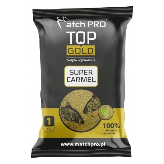 ZANĘTA MATCH PRO TOP GOLD SUPER CARMEL 1kg ZANĘTA MATCH PRO TOP GOLD SUPER CARMEL 1kg