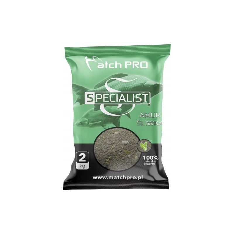 ZANĘTA MATCH PRO SPECIALIST AMUR ŚLIWKA 2kg ZANĘTA MATCH PRO SPECIALIST AMUR ŚLIWKA 2kg