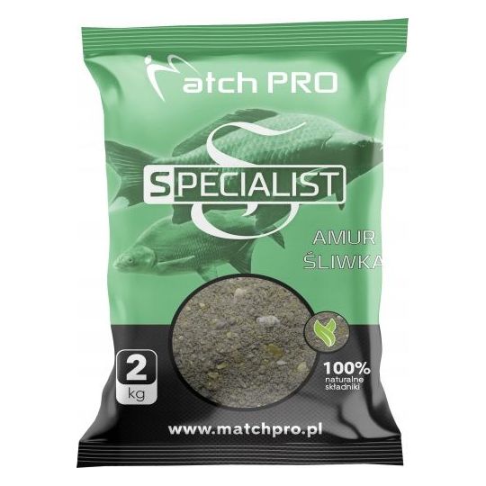 ZANĘTA MATCH PRO SPECIALIST AMUR ŚLIWKA 2kg ZANĘTA MATCH PRO SPECIALIST AMUR ŚLIWKA 2kg