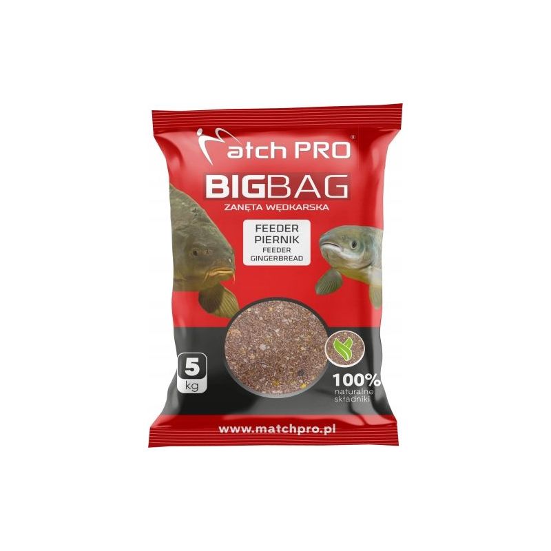 ZANĘTA MATCH PRO BIG BAG FEEDER PIERNIK 5kg ZANĘTA MATCH PRO BIG BAG FEEDER PIERNIK 5kg
