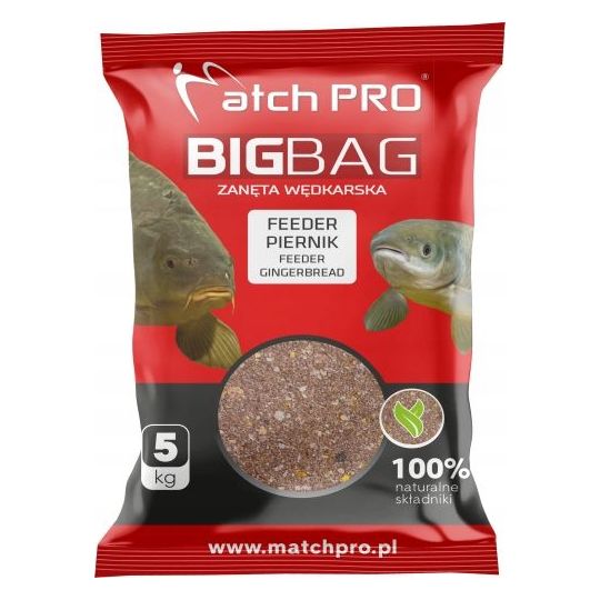 ZANĘTA MATCH PRO BIG BAG FEEDER PIERNIK 5kg ZANĘTA MATCH PRO BIG BAG FEEDER PIERNIK 5kg