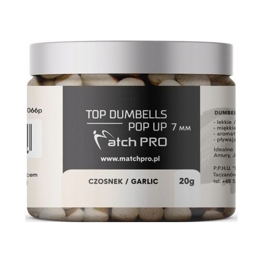 DUMBELLS MATCH PRO TOP POP UP GARLIC 7mm 20g