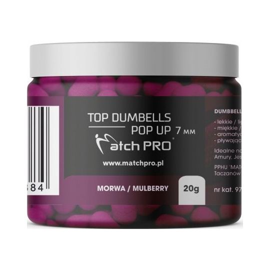 DUMBELLS MATCH PRO TOP POP UP MORWA 7mm 20g DUMBELLS MATCH PRO TOP POP UP MORWA 7mm 20g