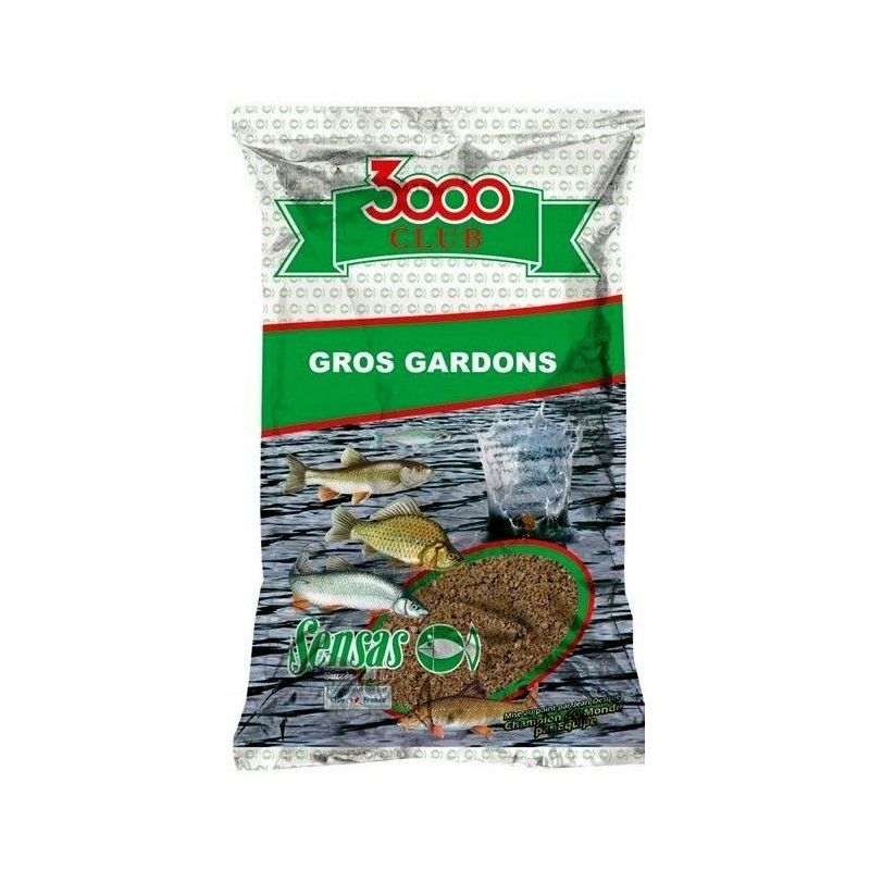 ZANĘTA SENSAS 3000 CLUB GROS GARDONS 1kg ZANĘTA SENSAS 3000 CLUB GROS GARDONS 1kg