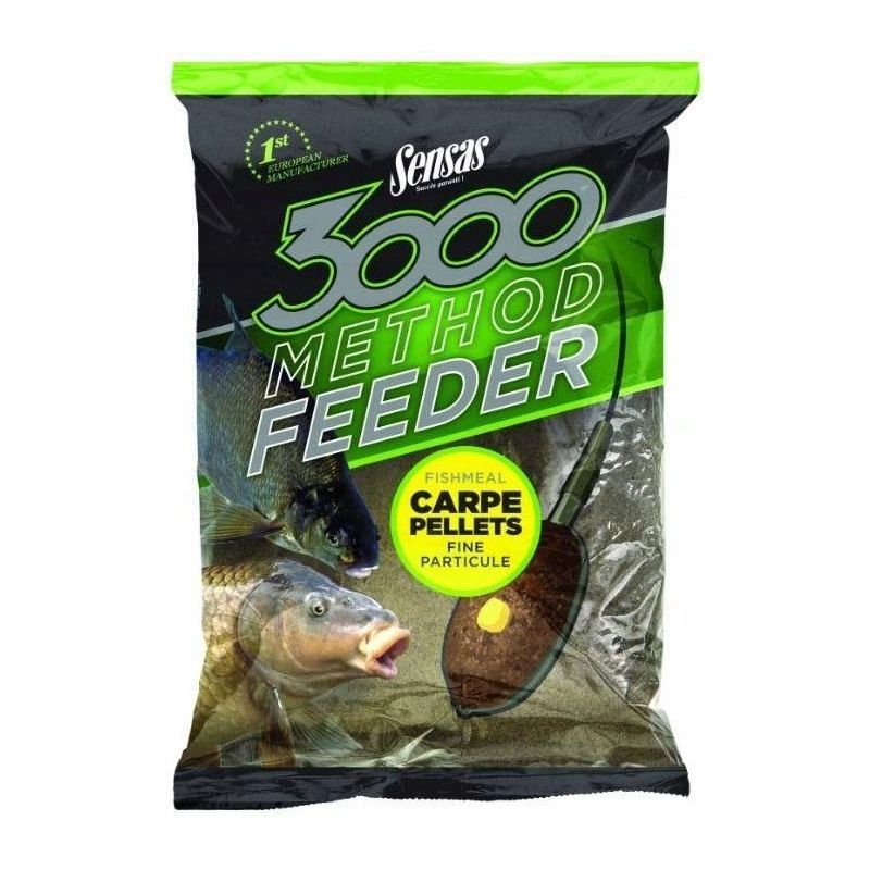 ZANĘTA SENSAS 3000 METHOD CARPE PELLETS 1kg ZANĘTA SENSAS 3000 METHOD CARPE PELLETS 1kg