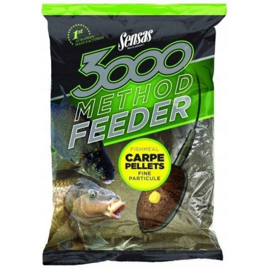 ZANĘTA SENSAS 3000 METHOD CARPE PELLETS 1kg ZANĘTA SENSAS 3000 METHOD CARPE PELLETS 1kg