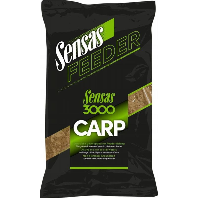 ZANĘTA SENSAS 3000 FEEDER CARP 1kg ZANĘTA SENSAS 3000 FEEDER CARP 1kg