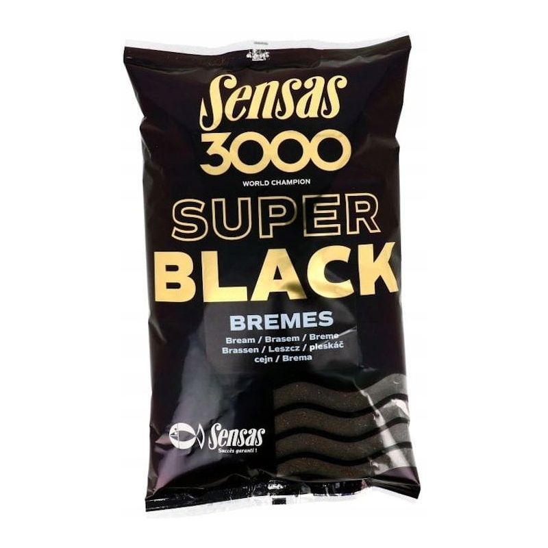ZANĘTA SENSAS 3000 SUPER BLACK BREMES 1kg ZANĘTA SENSAS 3000 SUPER BLACK BREMES 1kg