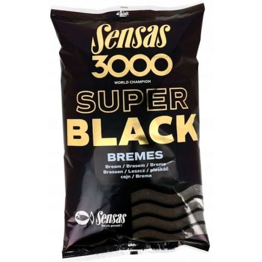 ZANĘTA SENSAS 3000 SUPER BLACK BREMES 1kg ZANĘTA SENSAS 3000 SUPER BLACK BREMES 1kg