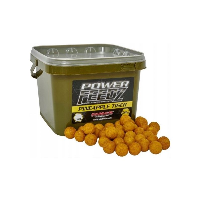 KULKI STARBAITS POWER FEEDZ PINEAPPLE TIGER 20mm KULKI STARBAITS POWER FEEDZ PINEAPPLE TIGER 20mm