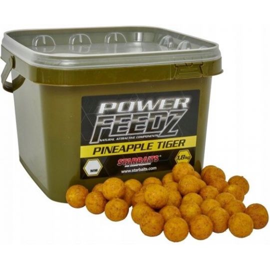 KULKI STARBAITS POWER FEEDZ PINEAPPLE TIGER 20mm KULKI STARBAITS POWER FEEDZ PINEAPPLE TIGER 20mm