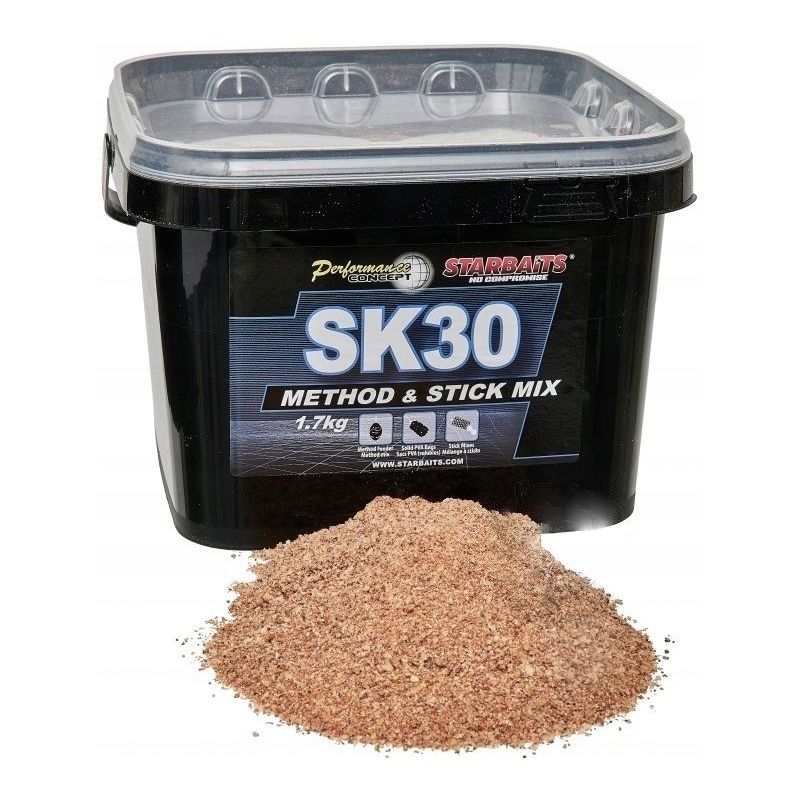 ZANĘTA STARBAITS SK30 METHOD & STICK MIX 1,7kg ZANĘTA STARBAITS SK30 METHOD & STICK MIX 1,7kg