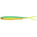 GUMA FOX RAGE SLICK FINESSE 13cm UV BLUE BACK CHAR