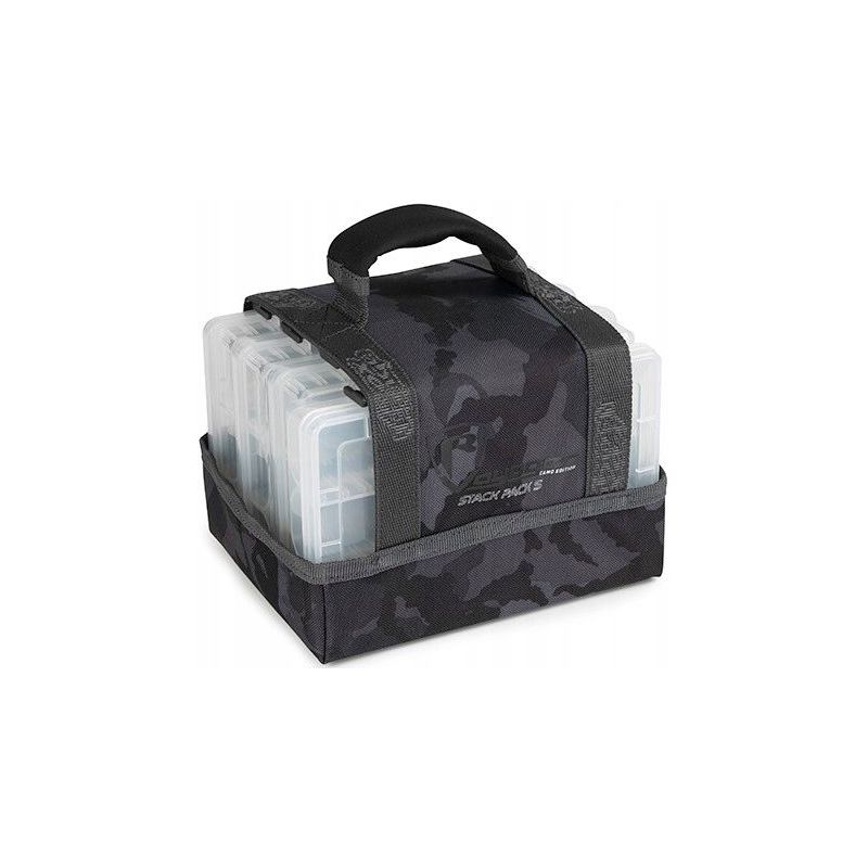TORBA FOX RAGE Z PUDEŁKAMI VOYAGER CAMO STACK TORBA FOX RAGE Z PUDEŁKAMI VOYAGER CAMO STACK