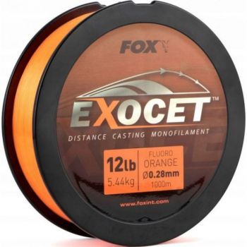 ŻYŁKA FOX EXOCET FLUORO ORANGE MONO 0,26mm 1000m