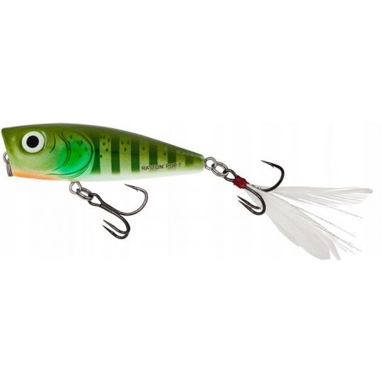 WOBLER SALMO POPPER RATTLIN POP 7cm GREEN GILL 12g WOBLER SALMO POPPER RATTLIN POP 7cm GREEN GILL 12g