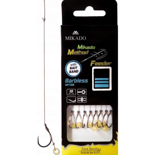 HACZYKI MIKADO METHOD FEEDER PRZYPON Z GUMKĄ 10 HACZYKI MIKADO METHOD FEEDER PRZYPON Z GUMKĄ 10