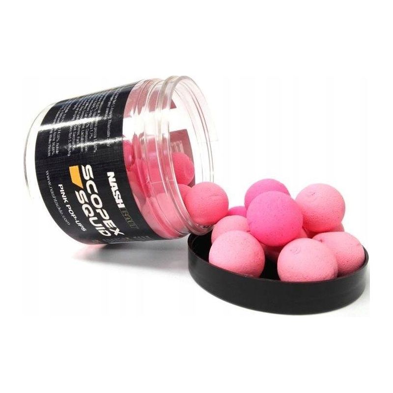 KULKI NASH SCOPEX SQUID POP UP PINK 15mm 75g KULKI NASH SCOPEX SQUID POP UP PINK 15mm 75g