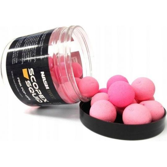 KULKI NASH SCOPEX SQUID POP UP PINK 15mm 75g KULKI NASH SCOPEX SQUID POP UP PINK 15mm 75g