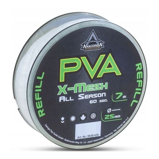 SIATKA ANACONDA PVA X-MESH ALLSEASON 35mm 7m SIATKA ANACONDA PVA X-MESH ALLSEASON 35mm 7m