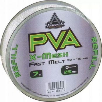 SIATKA ANACONDA PVA FAST MELT X-MESH 7m 25mm