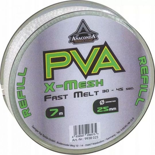 SIATKA ANACONDA PVA FAST MELT X-MESH 7m 25mm SIATKA ANACONDA PVA FAST MELT X-MESH 7m 25mm