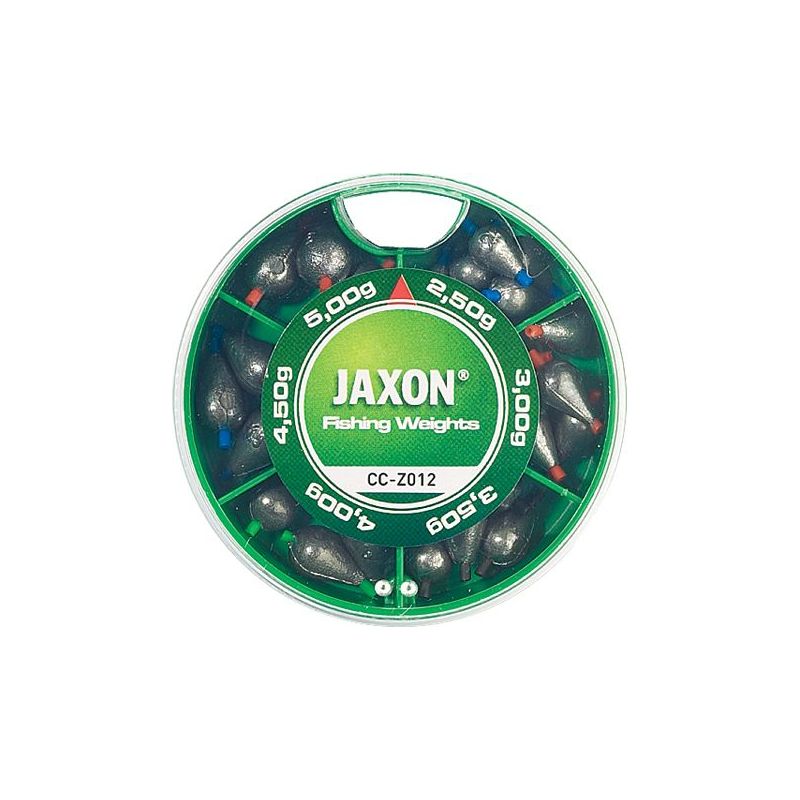 ZESTAW CIĘŻARKÓW JAXON ŁEZKI ZESTAW 12 CC-Z012 ZESTAW CIĘŻARKÓW JAXON ŁEZKI ZESTAW 12 CC-Z012