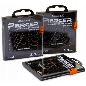 HAKI ANACONDA PIERCER CHOD HOOK 11szt SIZE 4