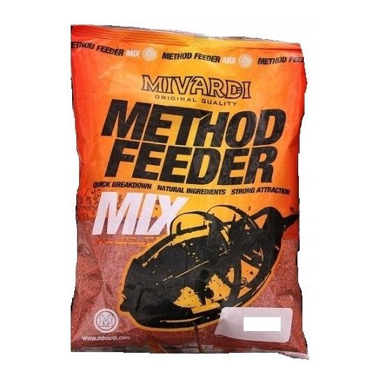 ZANĘTA MIVARDI METHOD FEEDER MIX BLACK HALIBUT 1kg ZANĘTA MIVARDI METHOD FEEDER MIX BLACK HALIBUT 1kg